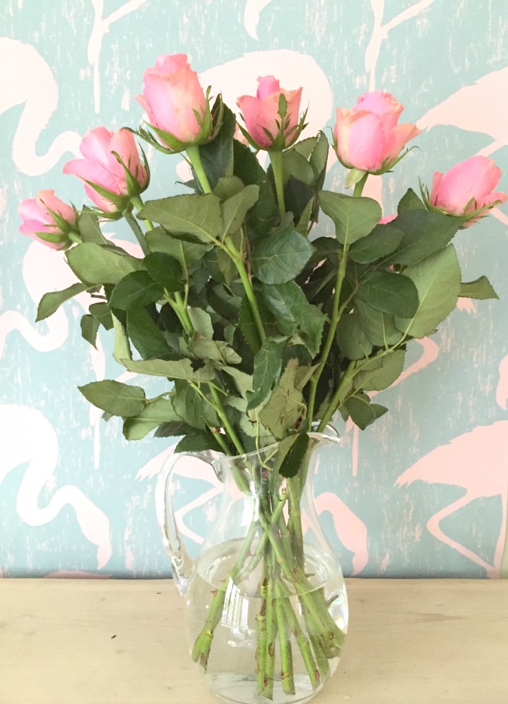 Bloom roses and flamingoes ed