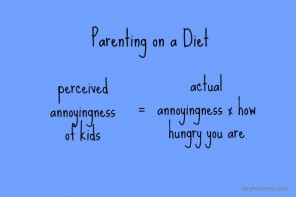 Parenting on a diet