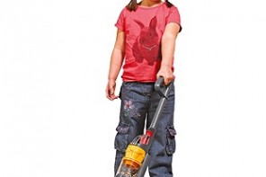 If Kids Did Lent girl hoovering