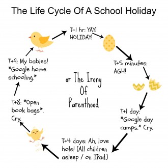 The Life Cycle of A School Holiday Feb 2015