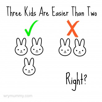 Three Kids Are Easier Than Two